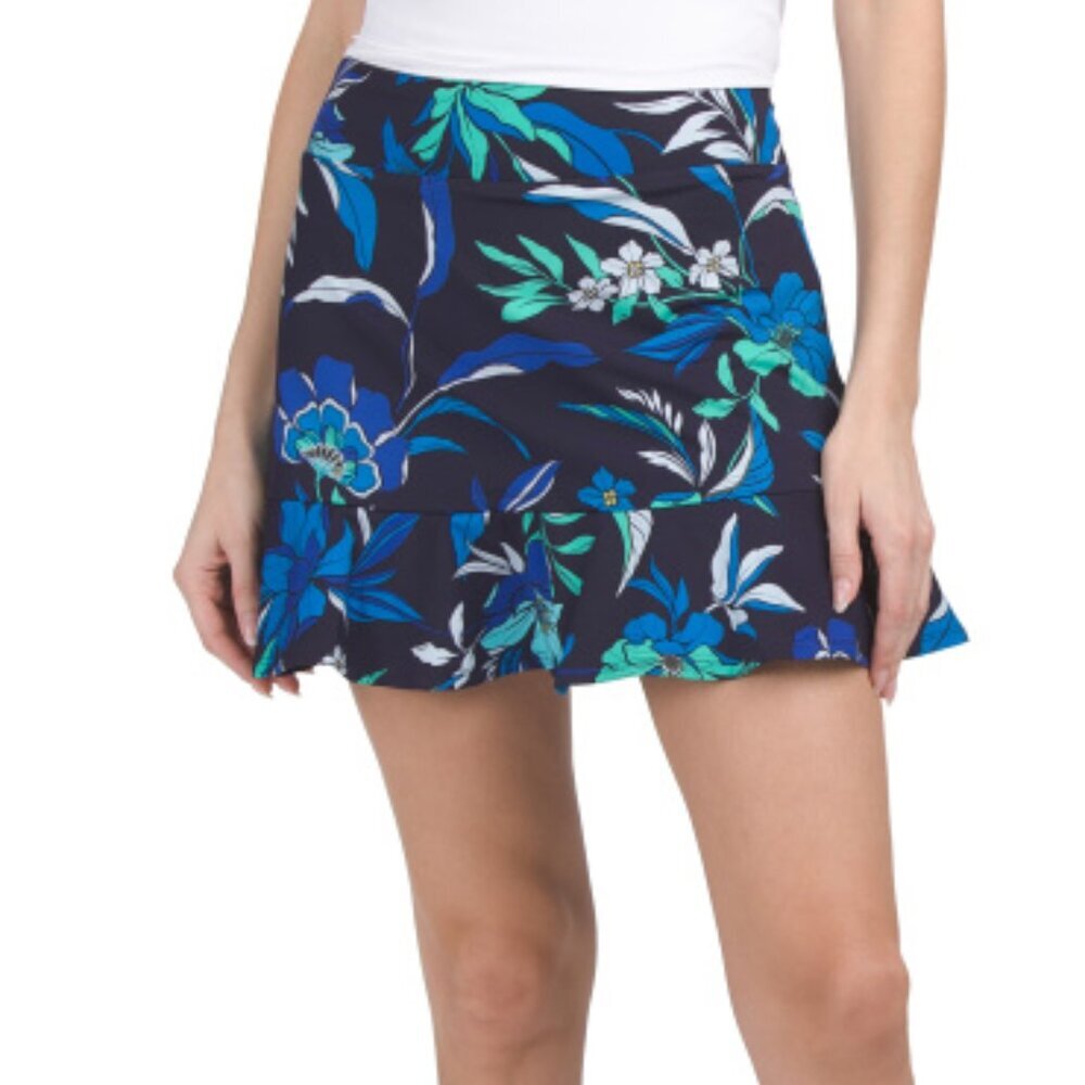 NWT Tommy Bahama Women’s Golf Floral Active Flounced Skort